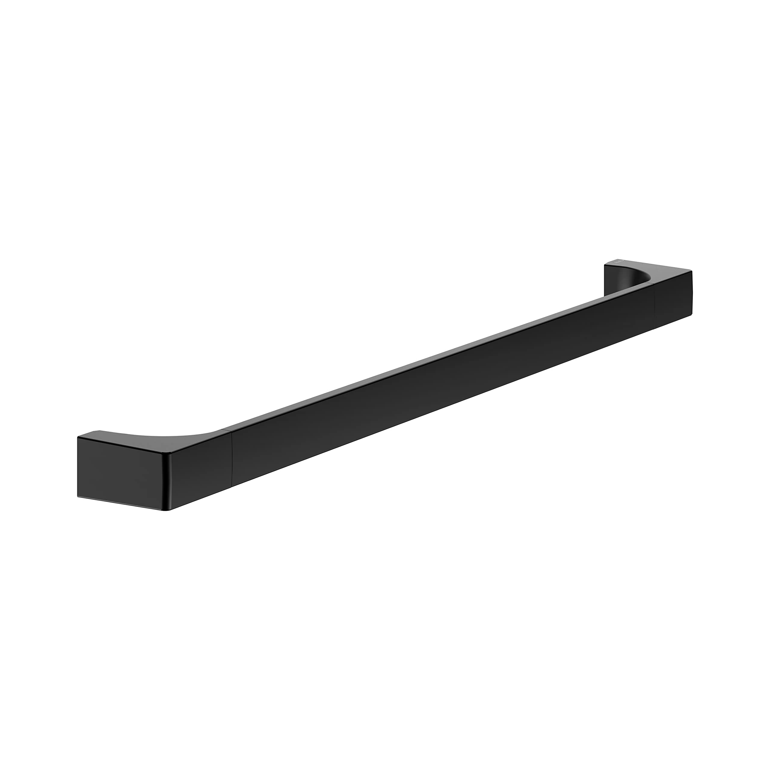 KEUCO Edition 11 Badetuchhalter 62 cm, Metall schwarz matt | Made in Germany, inkl. Schrauben und Dübel, Handtuchhalter zum Bohren