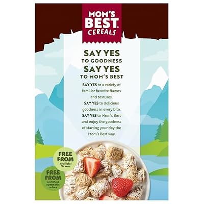Mom's Best Sweetened Wheatfuls Shredded Wheat Cereal, Sweetened Cereal Made with Whole Grains, No High-Fructose Corn Syrup, No Artificial Sweeteners or Preservatives, 16.5 OZ Box (Pack of 8)
