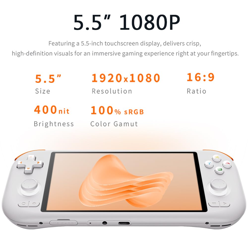 MANGMI AIR X Android Handheld, 14cm FHD IPS, Snapdragon 662, 4GB+64GB | Snapdragon 662, Adreno 610, 14cm 1920x1080 IPS 450nits, 4GB LPDDR4X, 64GB eMMC, 5000mAh, Android 14, WiFi 5, joysticks Hall