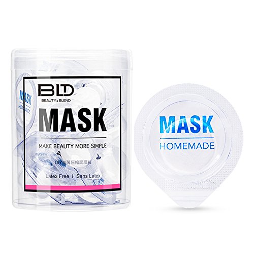 BLD DIY Compressed Facial Mask Disposable Paper Mask Cotton Skin Care Tool 20