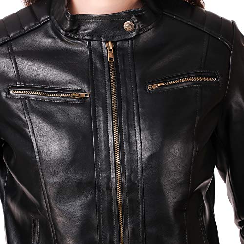 Image of Leather Retail Women's Solid Jacket