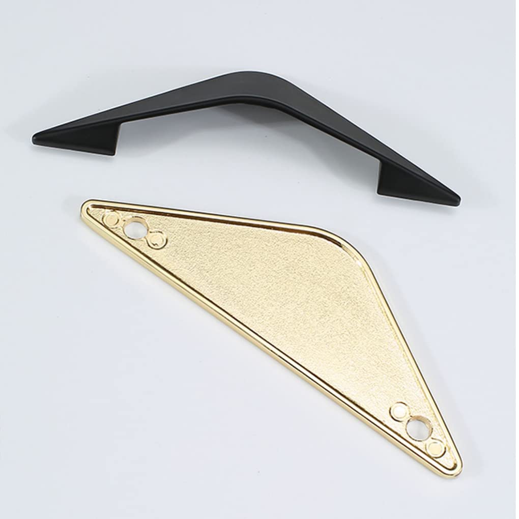 Uchwyty meblowe Edge Finger Pull, 2 szt., uchwyty meblowe ze stopu cynku, niewidoczne gałki, ukryte klamki do drzwi, okucia do szafek (rozstaw otworów C 96 mm)