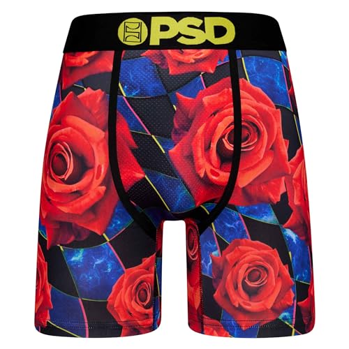 PSD Men's Boxer Briefs - Floral Racer, 5 Inch Inseam, Moisture-Wicking, 4-Way Stretch, Boxer Briefs for Men, X-Large2