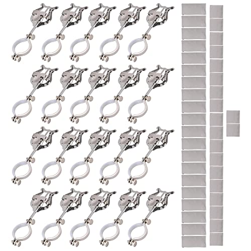 Yibuy Clarinet Marching Lyre Music Clip Holder for Music Lover 30-37mm Pack of 20