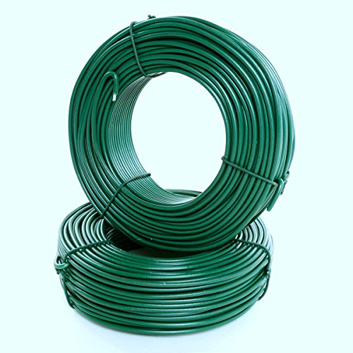 Preisvergleich Produktbild Panorama24 Spanndraht Grün, Länge 55m, Drahtstärke Ø 3,8mm