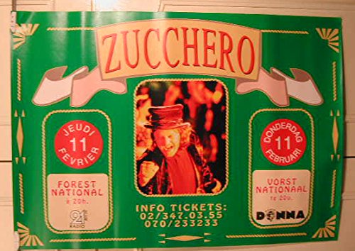 Poster Zucchero 66X94Cm crée une ambiance salon musique unique