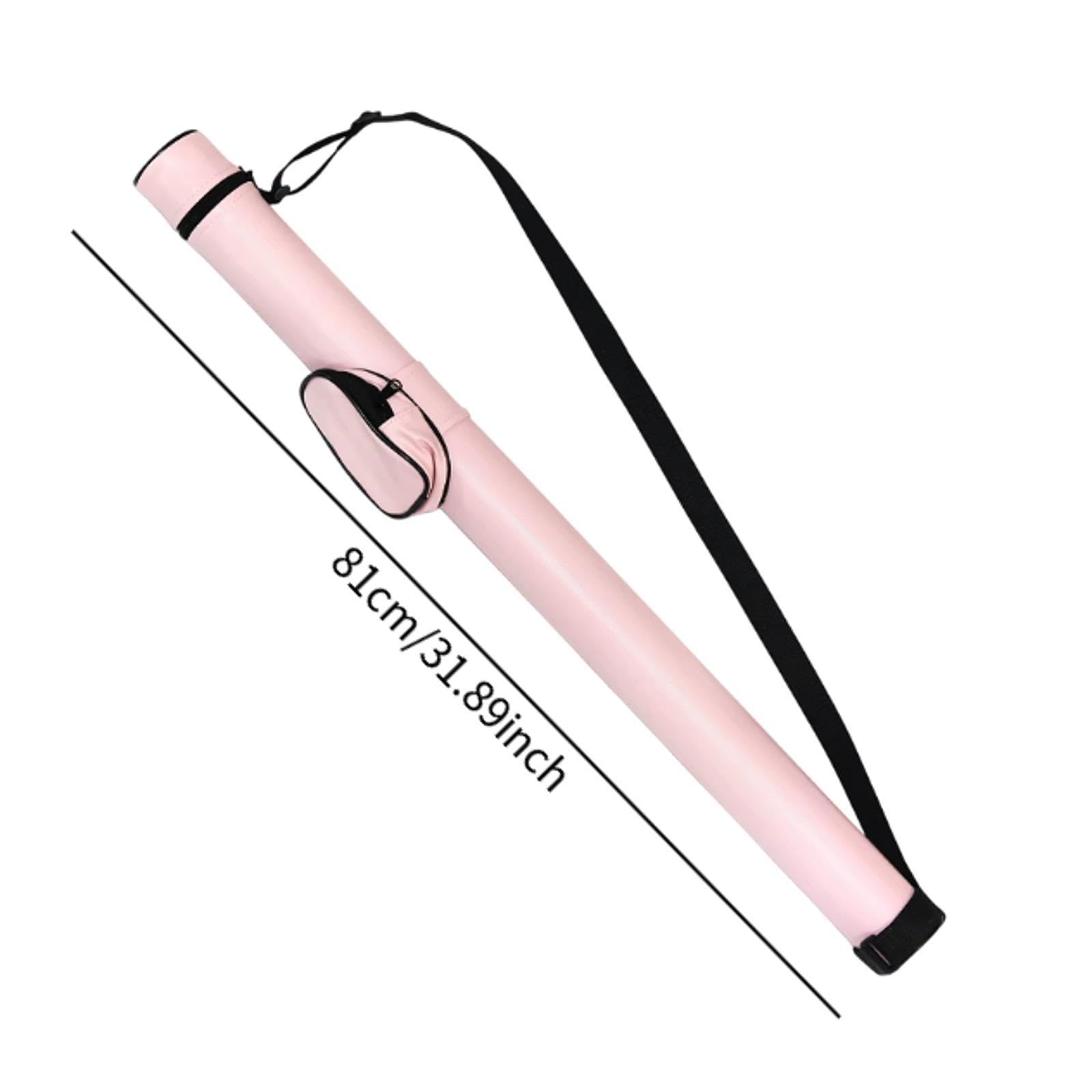 Perfeclan Billard-Pool-Queue-Etui, Billard-Pool-Queue-Tasche, rosa Tasche, Snooker-Club, hält Schaft, Geschenk, Billardstange, Aufbewahrungstasche für Mädchen