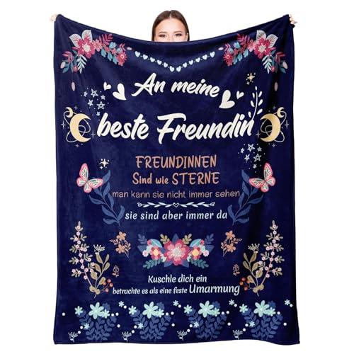 Beste Freundin Geschenke, Flauschig Decke Geschenke für Freundin,...