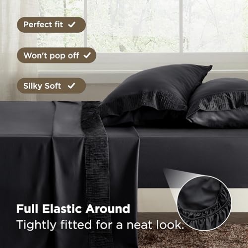 Image of Bedsure Twin Sheets Set - 3 Pieces Soft, Breathable, Cooling Bed Sheets | Easy Care, Deep Pocket, Fade Resistant, Shrink Resistant, Sturdiness, Lightweight, for Spa, Hotel, Guest Bedroom