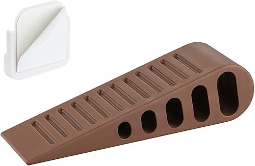 Tope de puerta de goma, antideslizante de caucho termoplástico suave, resistente, apilable, para la parte inferior de la puerta de alta resistencia