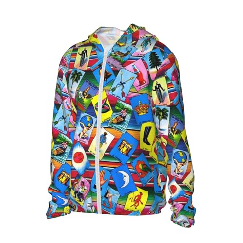 Mexican Loteria Cards Sun Protection Hoodie For Women Men Thin Long Sleeve Sun Shirt For Outdoor Beach Hiking2