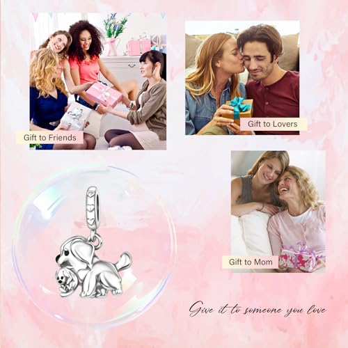 Image of Mothers Day Birthday Number Love Family Friendship Graduation Auntie Grandma Dad Mom Charms for Pandora Bracelets Necklaces, Gifts Women, for Anniversary Valentines Christmas