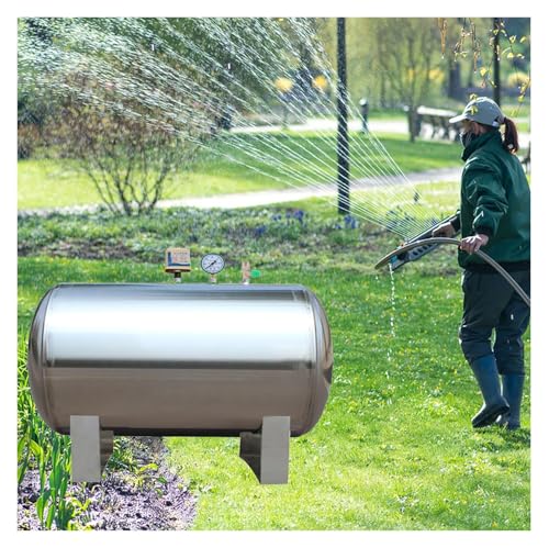 Outdoor Horizontal Water Pressure Tank, Stainless Steel Storage for Bathroom, RV, Garden, Home, Washing Machines, Agricultural Use