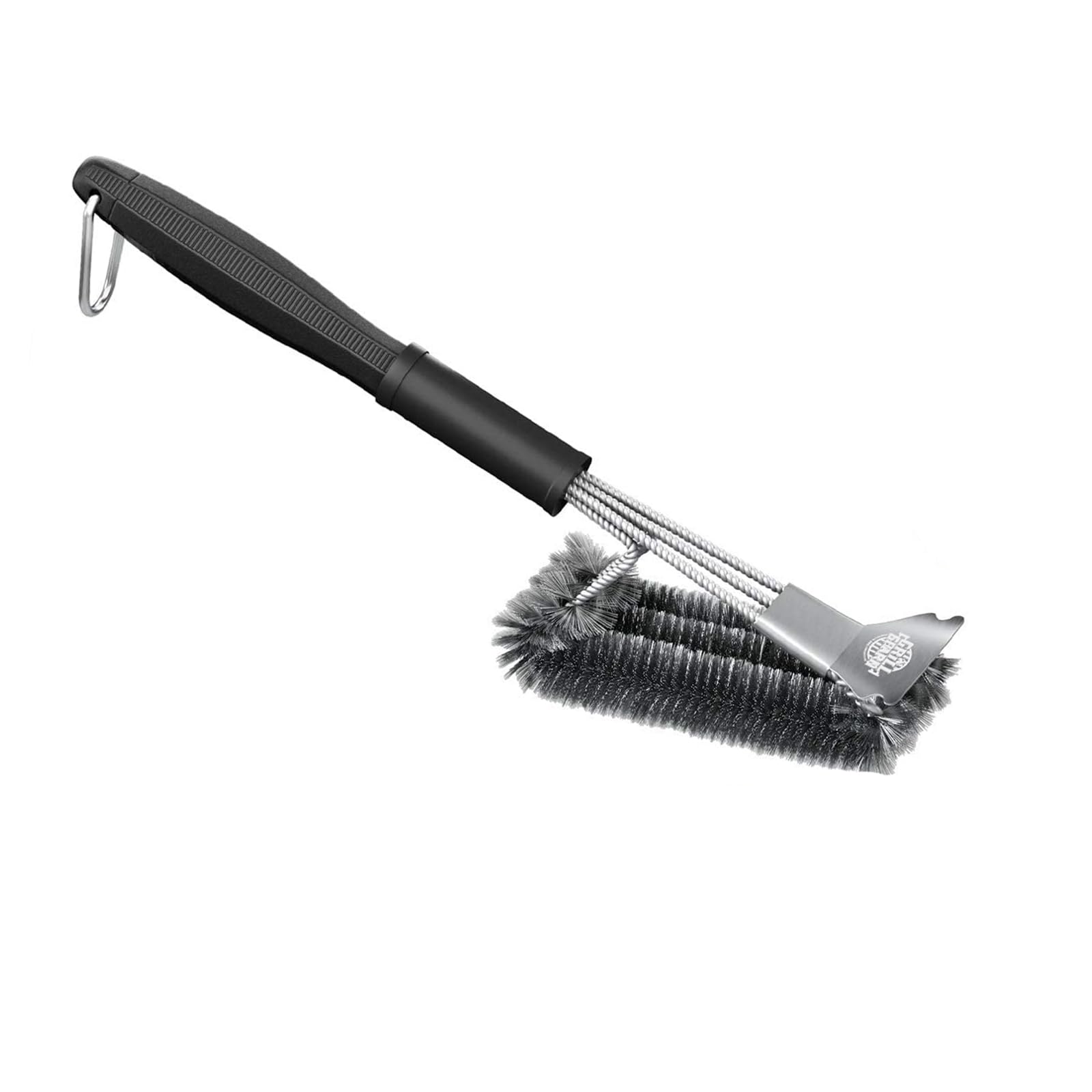 Brosse de Nettoyage pour Grille de Barbecue en Acier Inoxydable – Grattoir sans Poils pour Weber Gaz et Charbon de Bois