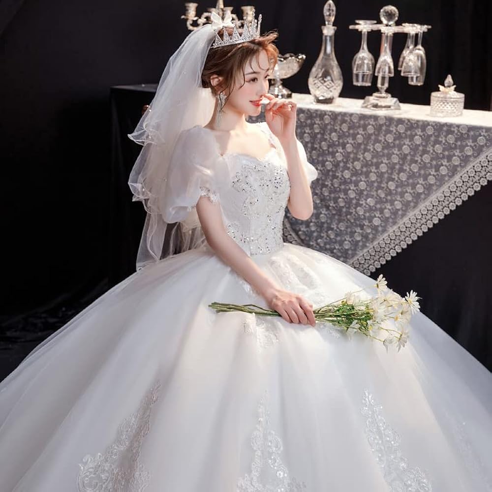 Amazon.co.jp: [UpdateClassic] プリンセスドレス 花嫁