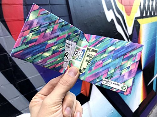 Image of mighty wallet - Ultra Slim Minimalist Tyvek Wallet for Men, Thin Front Pocket Card Holder, Tear Resistant Lightweight Bifold, Original Paper Wallet - Future14