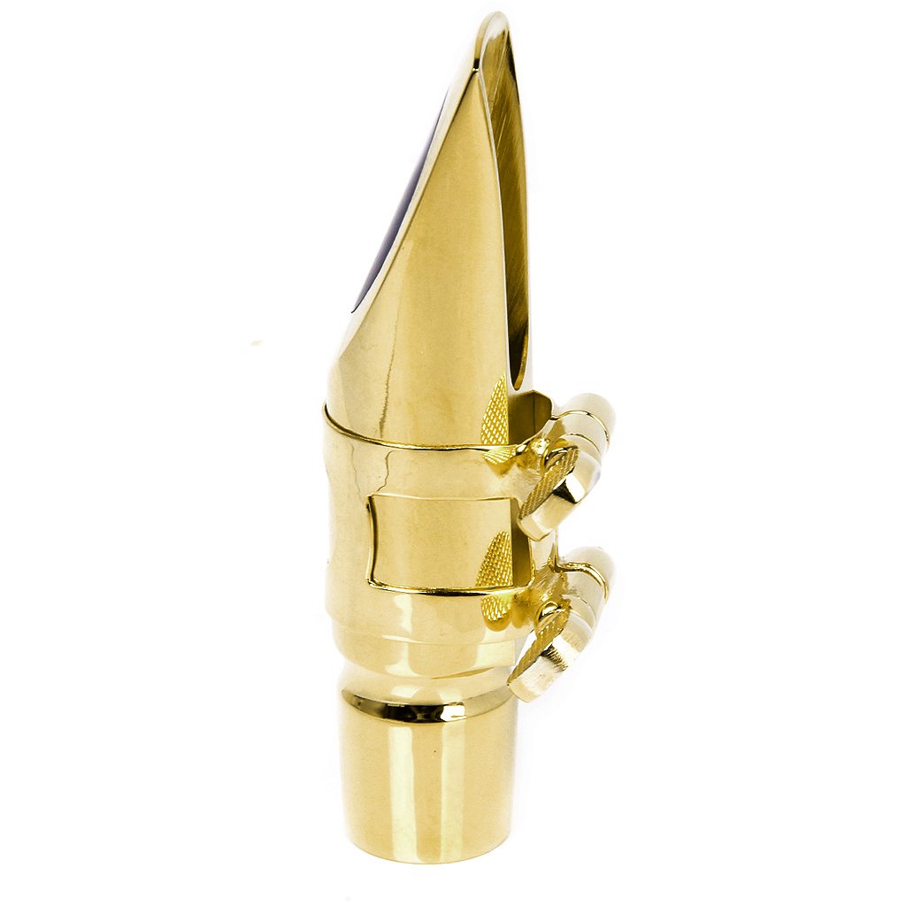 ATORSE Pro Alto Saxophone Mouthpiece Metal Ligature Gold-plated Saxophone Accs-image-8