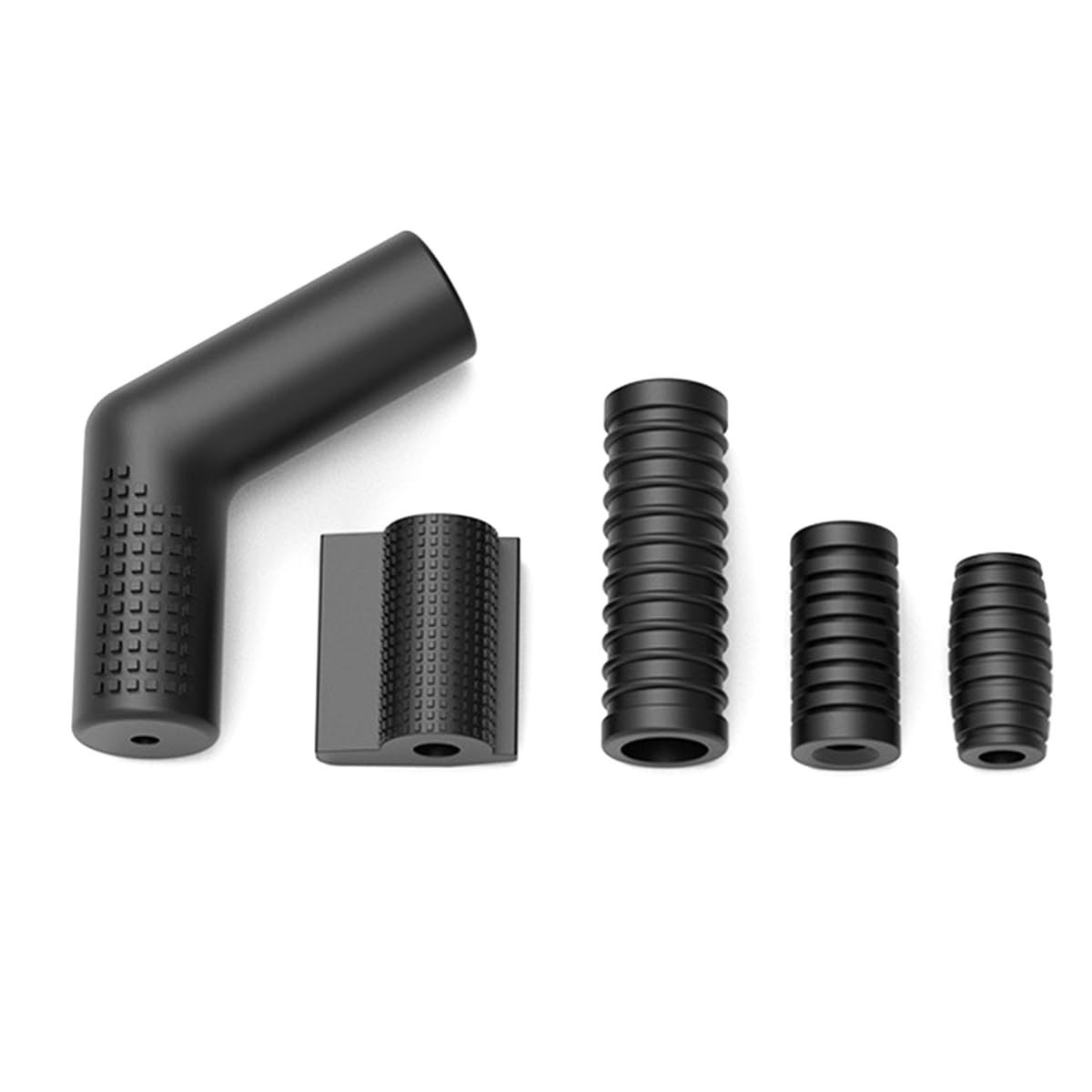 Muiltvoe 5PCS Motorcycle Gear Shift Lever Shoe Protector, Motorbike Rubber Anti Slip Shifter Cover, Universal Shift Lever Pedal Cover For ATV (Black)