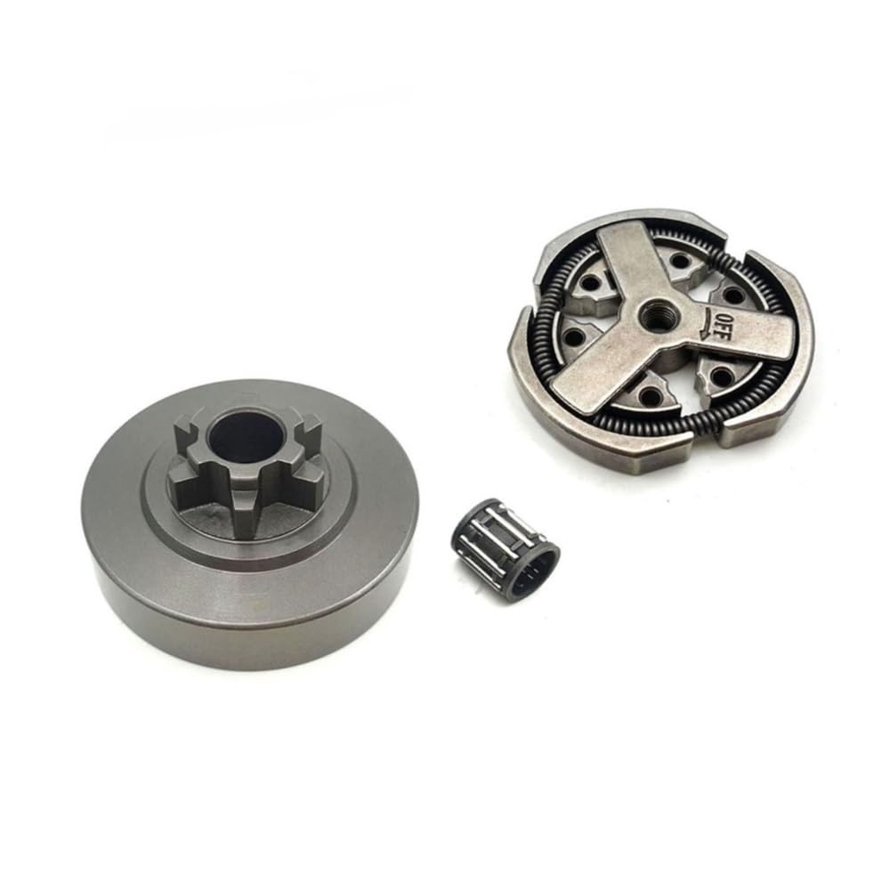 Cojinete de Agujas de Embrague de Tambor de Embrague de 3, 8 y 6 Dientes, Apto for Motosierra Tipo Chino G3800 38cc, repuestos(2 Sets)