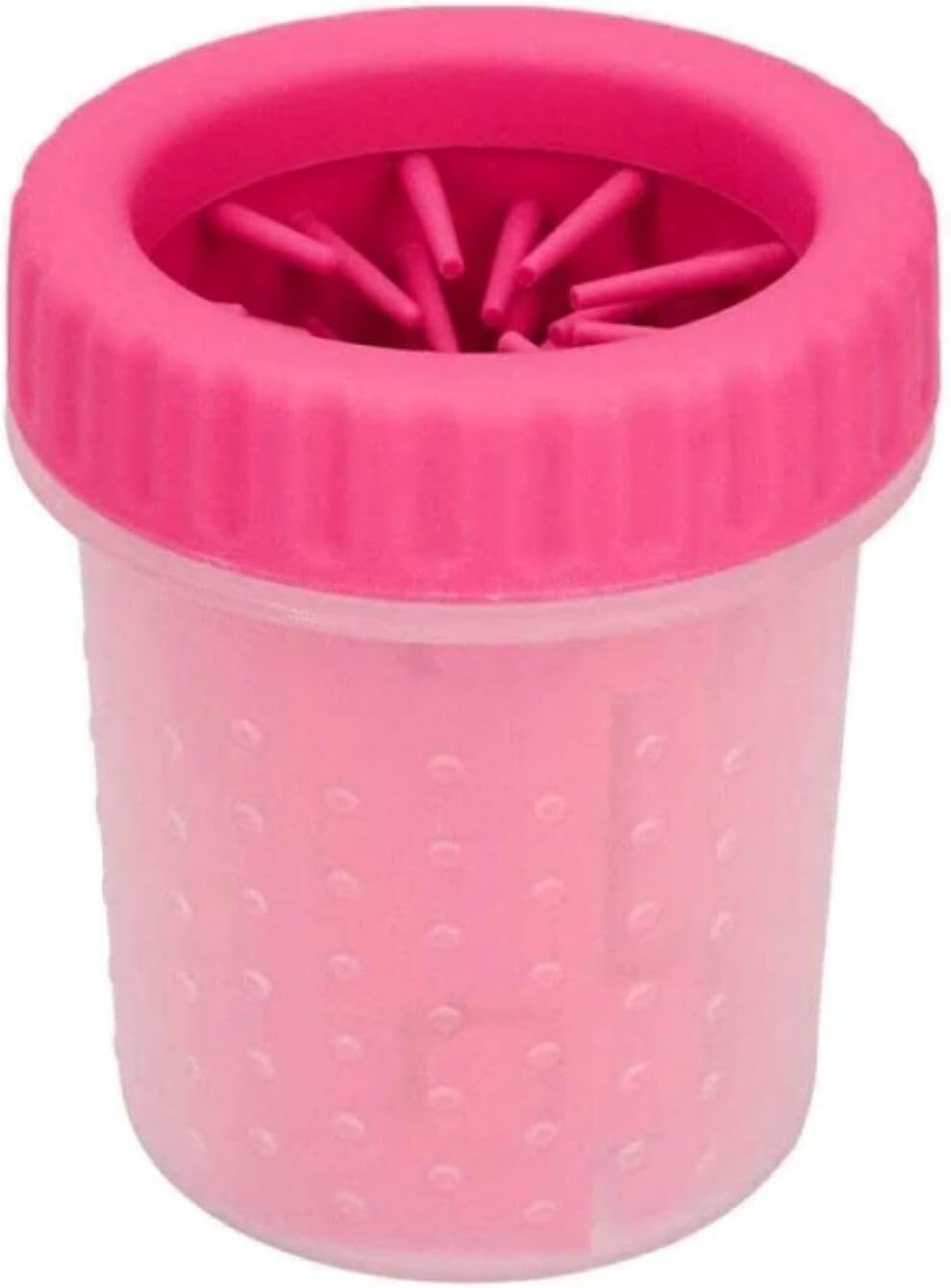 Tails Of Joy Dog Paw Washing Cup Pet Paw Cleaner Portable | Dog Paw Washer with Soft Silicone Bristles for Quickly Cleaning Pet Muddy Feet Color May Vary (Paw Cleaner Cup)
