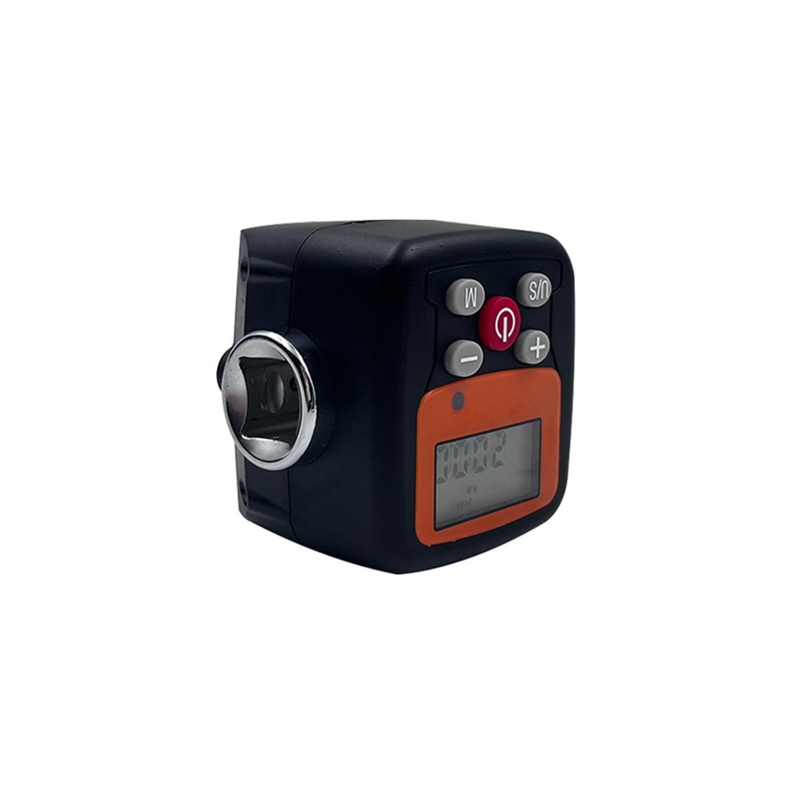 Dinamometrica, Medidor de torsión digital con botón silicona y cabezal for medir la fuerza fijación tornillos,moto coche camión.(200Nm)