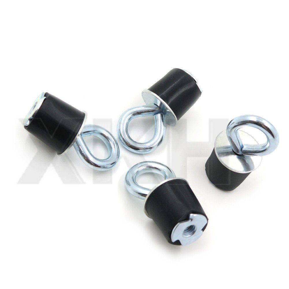 XKH- (4) Polaris Lock & Ride Lock and Ride Type Tie Downs Compatible with Sportsman, RZR, ACE, ATV's - Low Profile [B07542N4GK]