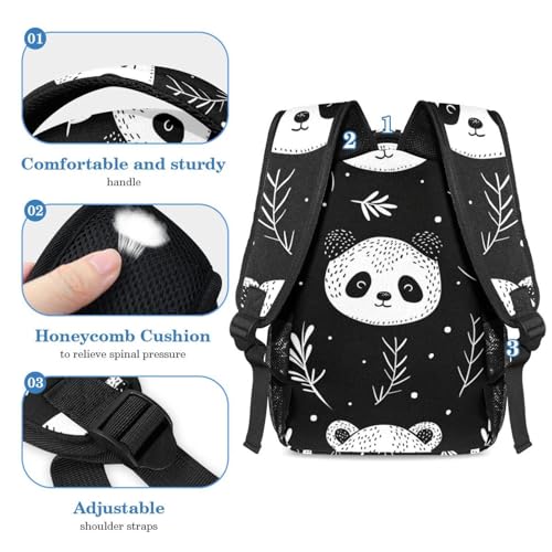 Cartable panda grande capacité pour éviter le mal de dos des étudiants