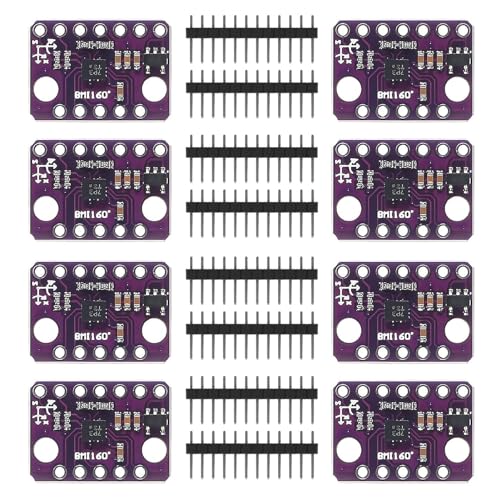 XIITIA 8pcs GY-BMI160 6DOF 6-axis Sensor Module Gravity Sensor Accelerometer Gyroscope Acceleration Gravity Sensor IIC I2C SPI 3-5V