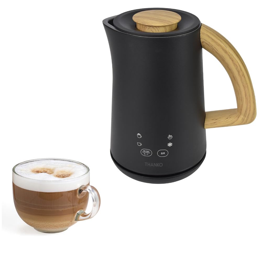 Amazon.co.jp: THANKO 500mlミルクフロッサー ラテハグ MLKF25HBK