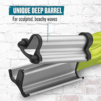 Bed Head Wave Artist Deep Waver | Combat Frizz, Get Long Lasting Results, Add Massive Shine for Beachy Waves | With Tourmaline Ceramic Technology (Green)