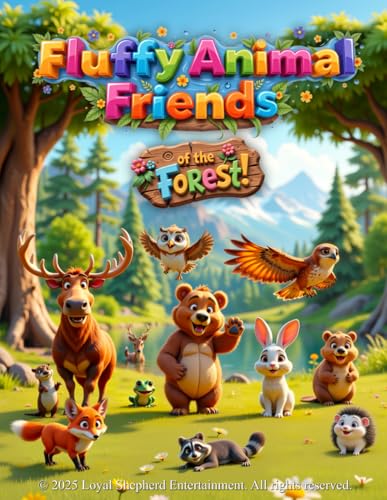 Fluffy Animal Friends: of the Forest!: A fun and adorable picture book filled with cute animals and fascinating facts!