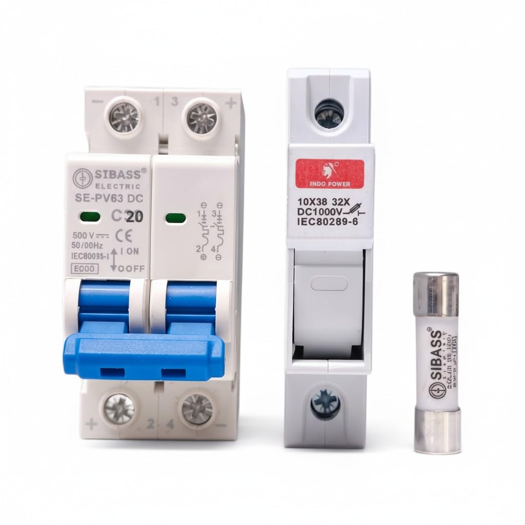 DC MCB And Fuse Holder With Fuse Link (DC MCB 20A 500V + Fuse Holder With Fuse Link 30A)-image-19