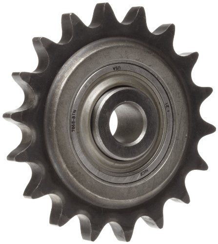 Martin Roller Chain Sprocket, Hardened Teeth, Idler, Type C Hub, Single Strand, 40 Chain Size, 0.5