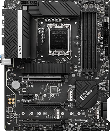 MSI PRO Z690-A DDR4 ProSeries Computer Gaming Motherboard (ATX, 12th Gen Intel Core, LGA 1700 Socket, DDR4, PCIe 4, CFX, M.2 Shield Frozr, HDMI, DisplayPort) Intel PC Motherboards (Renewed) - Thumbnail 2