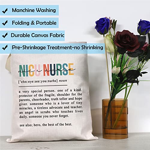 Bolsa Tote de Lona para Enfermera Nicu Nurse miniatura 7
