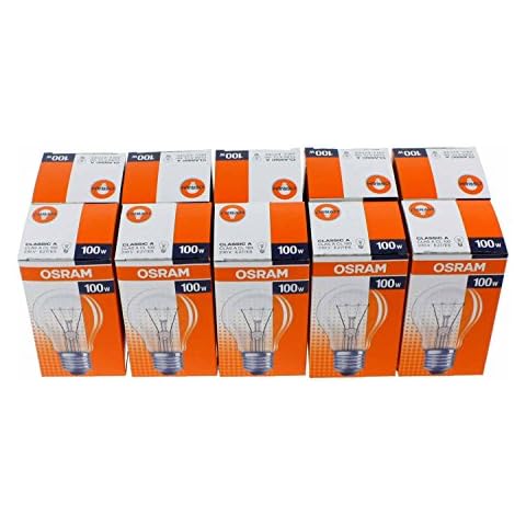Osram Bombilla Tipo Pera 100W E27 Claro 10 Unidades Cover