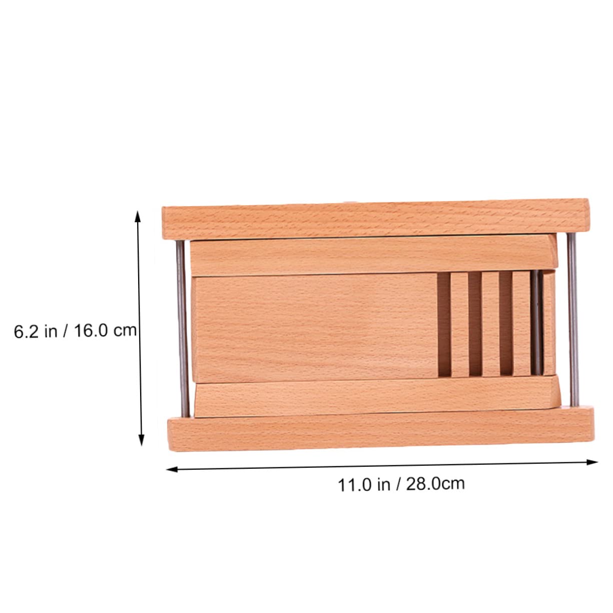 Yardwe Height Wooden Guitar Foot Rest Foldable Position Footstool for Easy Playing Portable Ergonomic Guitar Pedal Lightweight Guitar Footstools for Musicians