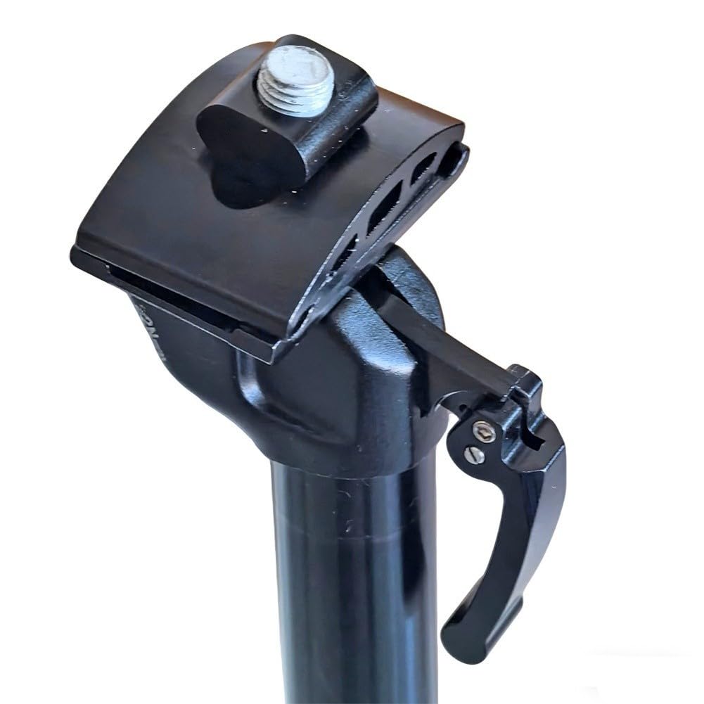 Regulowana sztyca z zakraplaczem z zawieszeniem 170 mm do roweru, stopu aluminium i stali nierdzewnej, składany uchwyt, kompatybilny z ramą 33,9 mm