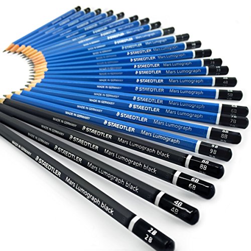 Staedtler Mars Lumograph Drawing Pencils 24/Pkg