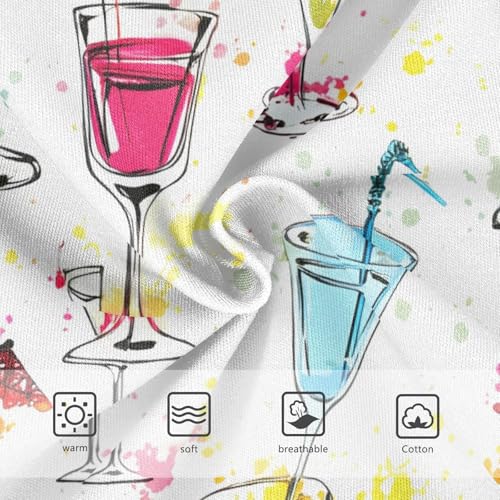 Colorful Cocktail Glasses Toddler Girls's Underwear 2T 202c14403