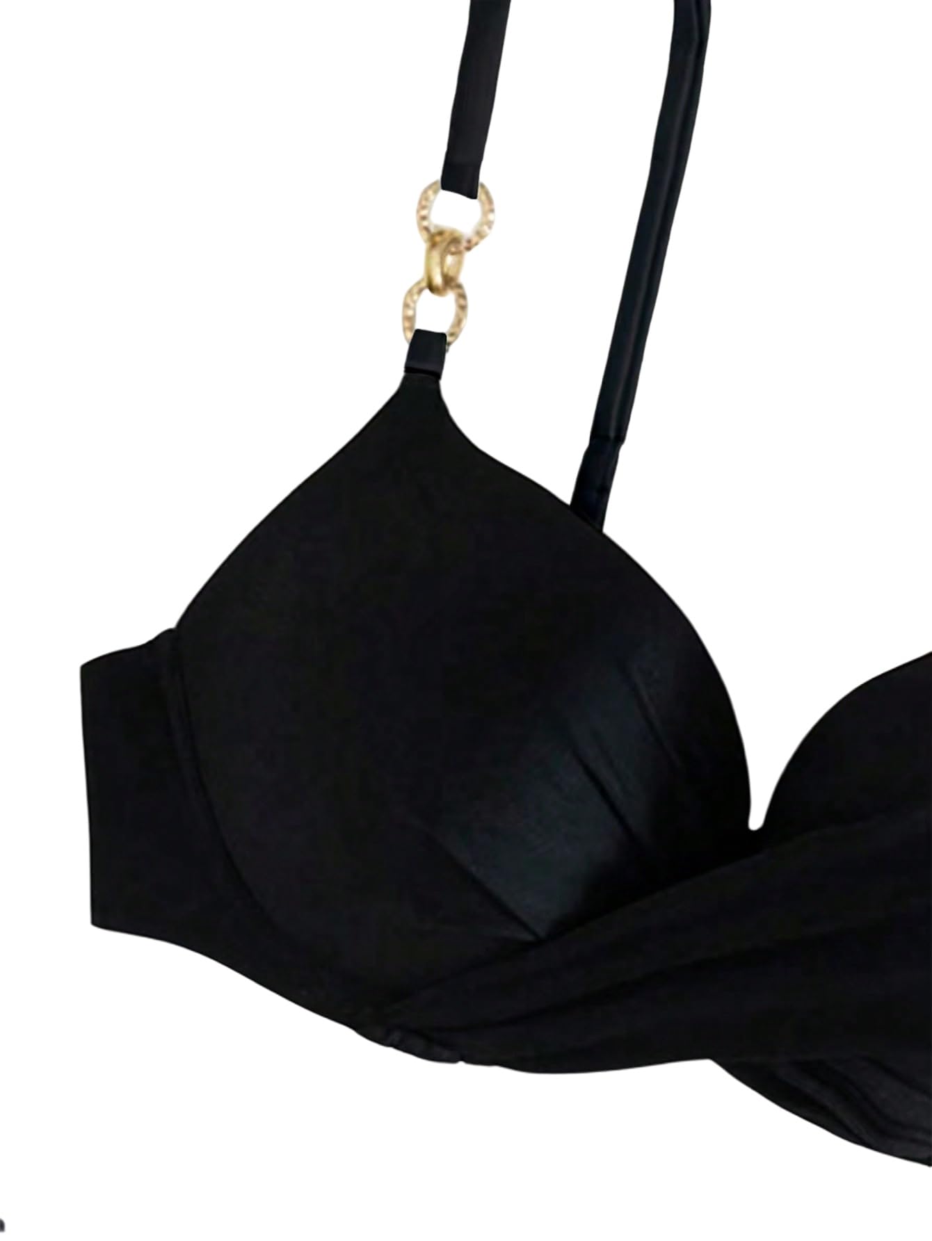 SweatyRocks Bikini damski zestaw z fiszbinami, kostium kąpielowy push up, bikini z dekoracją, moda kąpielowa, seksowne stringi bikini brazylijskie