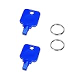 ORTREE Replacement Dispenser Key for Cintas Dispensers-Fits Cintas Paper Towel Dispensers Featuring an X Design and Select Georgia-Pacific Dispenser Models.Blue,Pack of 2