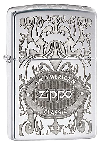 Encendedor clásico elegante personalizado estilo Zippo miniatura 1