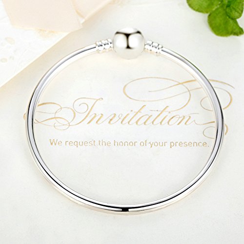 Lily Jewelry braccialetto lucido in argento