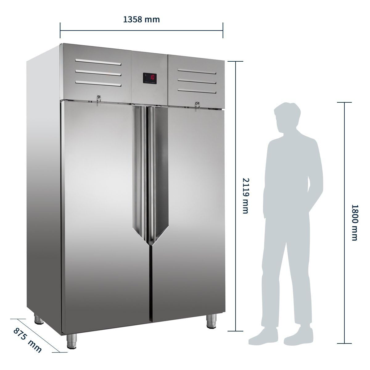 GastroHero Frigorifero Avantis 1400 GN 2/1 Forniture per la ristorazione