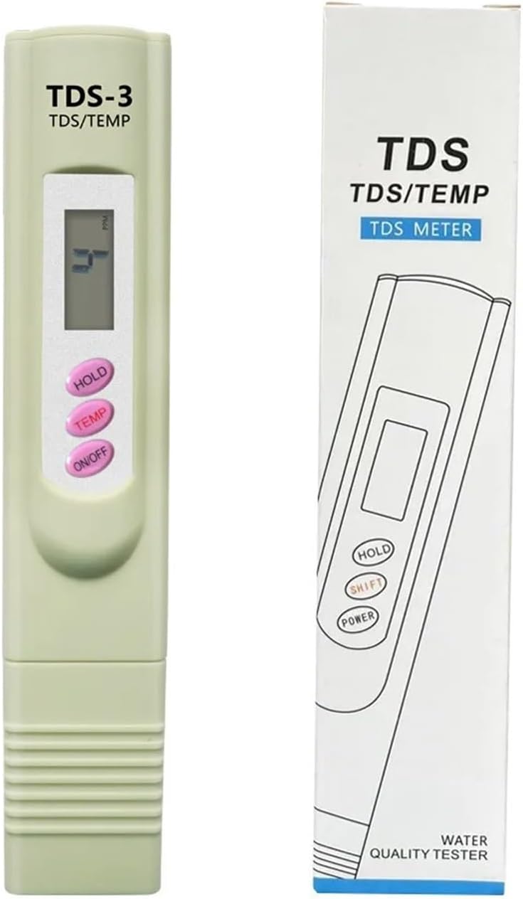 2-in-1 Handheld TDS Meter Tester Drinking Water Quality Analyzer Monitor Filter Rapid Test Aquarium Hydroponics Pools