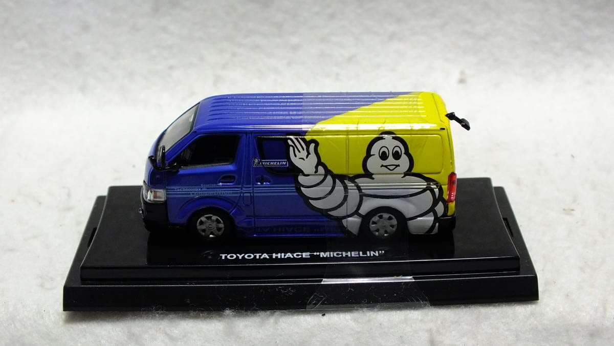 ビーズコレクション 1/64 トヨタ ハイエース ミシュラン | ビーズコレクション ミニカー 京商1&frasl;64＞ ハイエース・ミシュラン ミニカーおやじの雑記帳