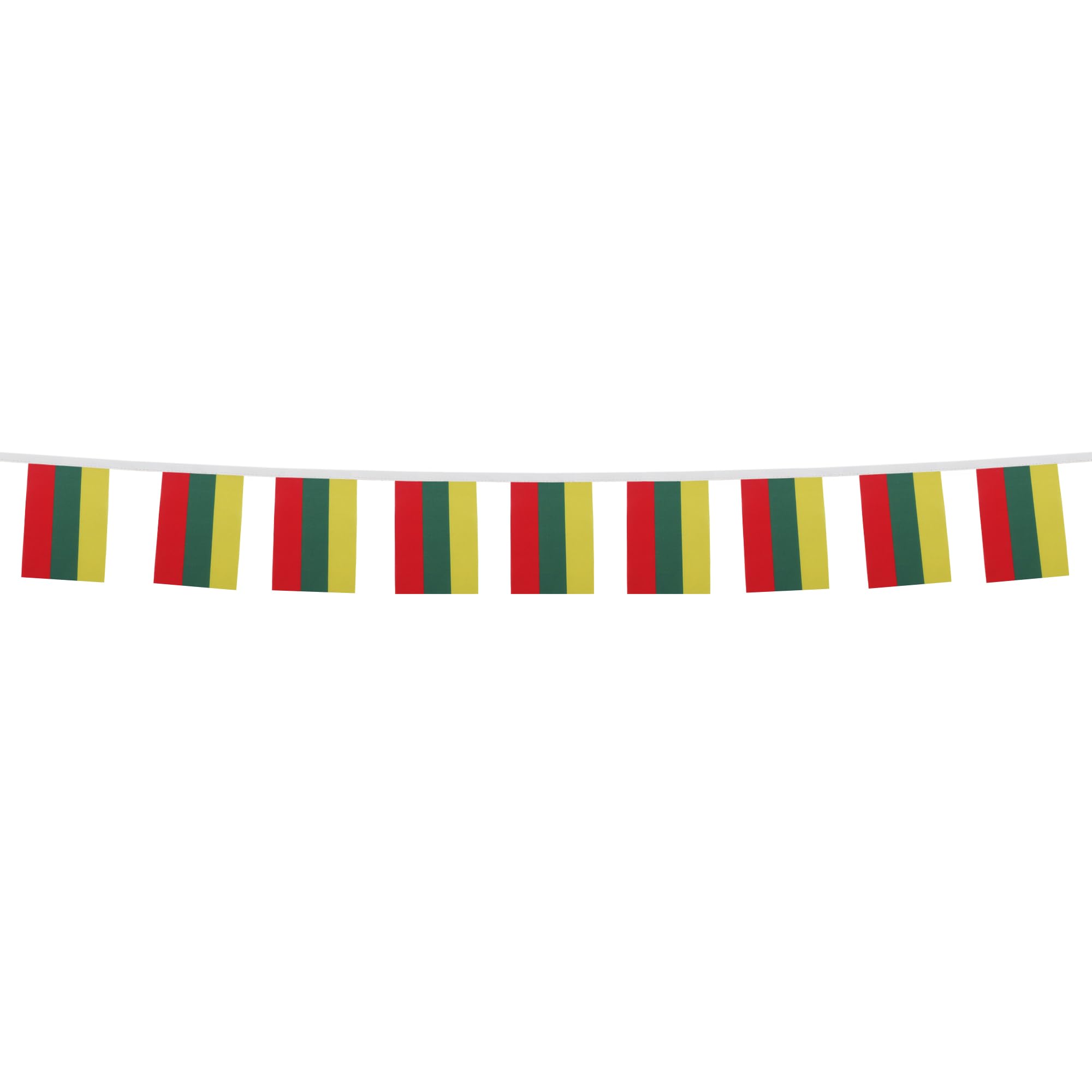 AZ FLAG Lithuania Bunting Flag, 20 Ft Garland with 20 Small Lithuanian Flags 8'' x 6'', 100% Polyester String Pennant, 6 meters — view 5
