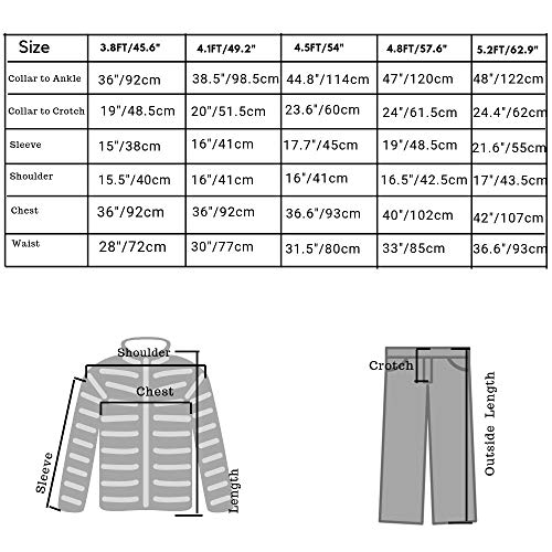 BeeCastle Children's/Kids' Beekeeping Cotton Protective Suit with Fencing Veil for Kids Round Hat (3.8FT/45.6INCH) - Thumbnail 2
