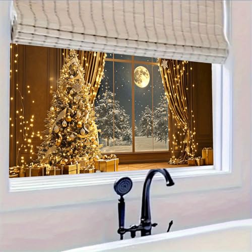 Película Adhesiva Navideña para Ventanas 39.3×17.7 pulg miniatura 5